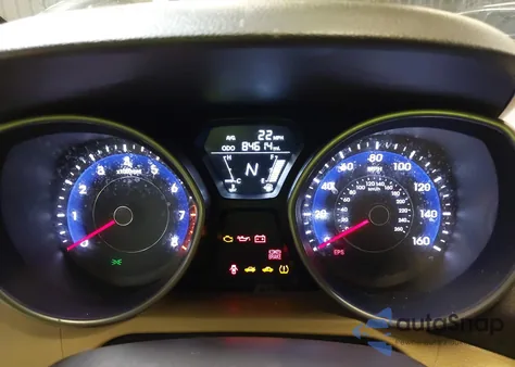 2011 Hyundai Elantra Limited z USA, uszkodzony, nr VIN 5NPDH4AE2BH045989